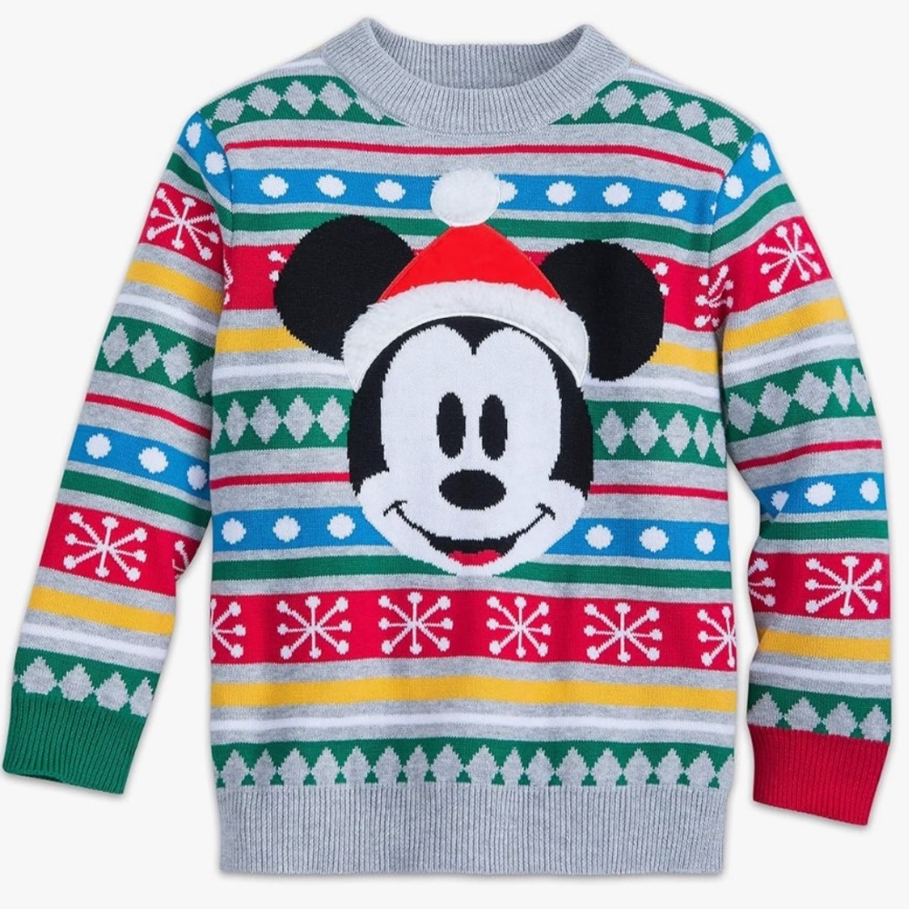 Authentic Disney Store Multicolor Mickey Mouse Christmas Sweater
Size Small - Picture 7 of 8